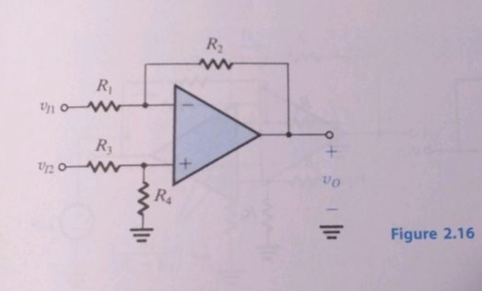 Solved (20 pts) Design the difference amplifier circuit of | Chegg.com