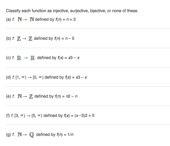 Solved Classity Each Function As Injective Surjective Chegg solved-classity-each-function-as-injective-surjective-chegg