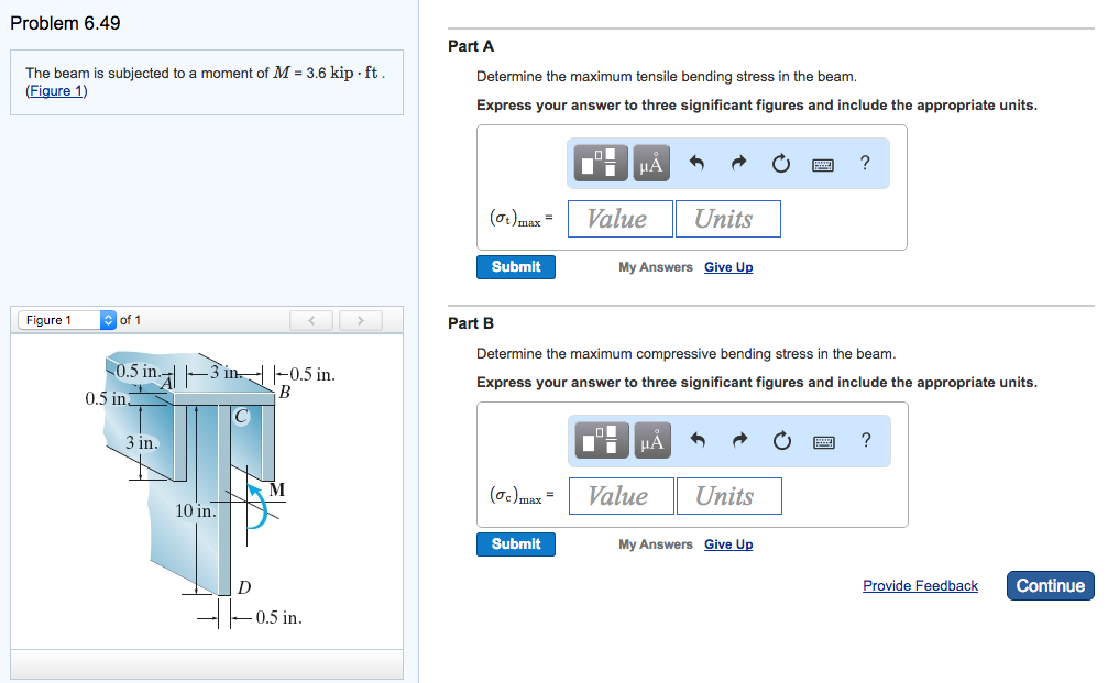 Solved Determine the maximum tensile bending stress in the | Chegg.com