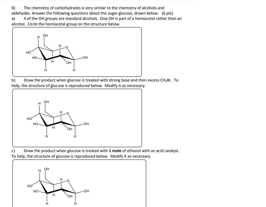 solved-8-the-chemistry-of-carbohydrates-is-very-similar-to-chegg