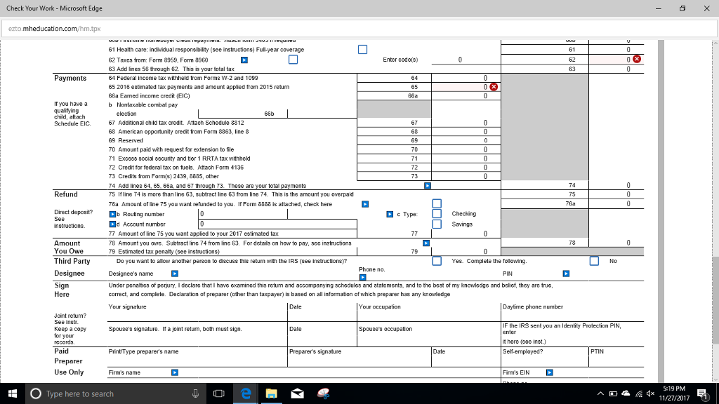 Check Your Work - Microsoft Edge Dave (SSN | Chegg.com