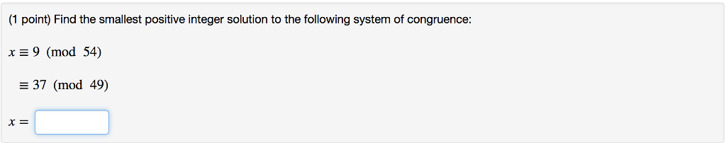 solved-1-point-find-the-smallest-positive-integer-solution-chegg