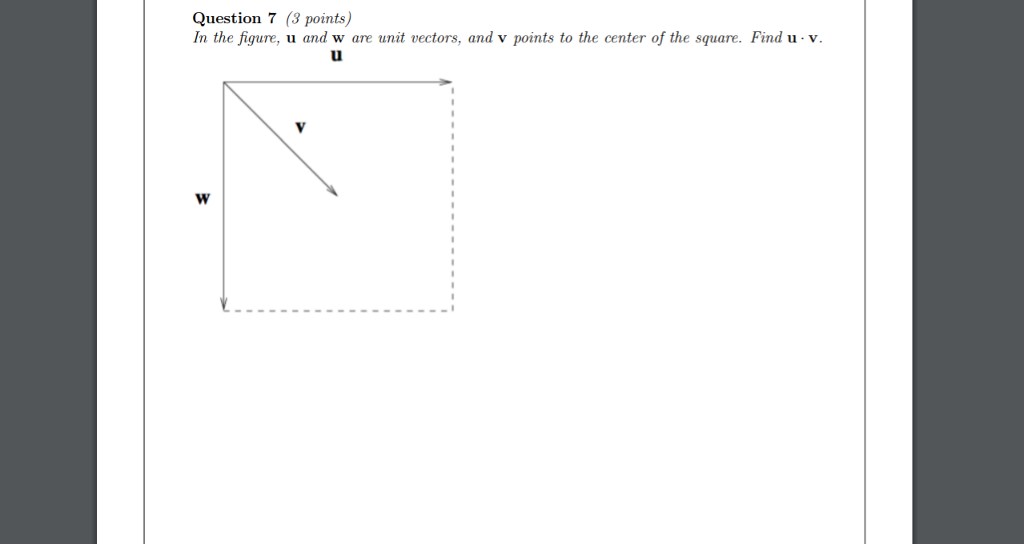 solved-question-7-3-points-in-the-figure-u-and-w-are-unit-chegg