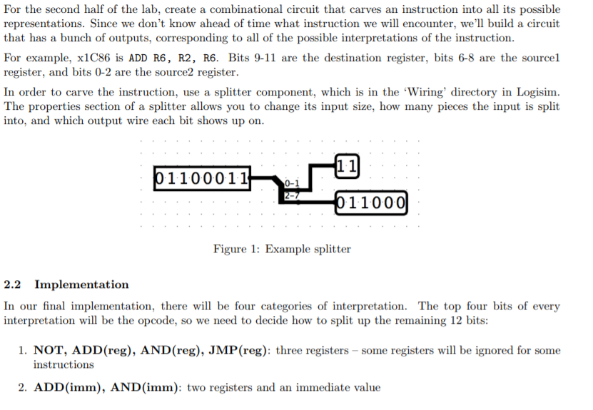 after the prelude , you can write the instructions of... For the second half of the lab, create a | Chegg.com