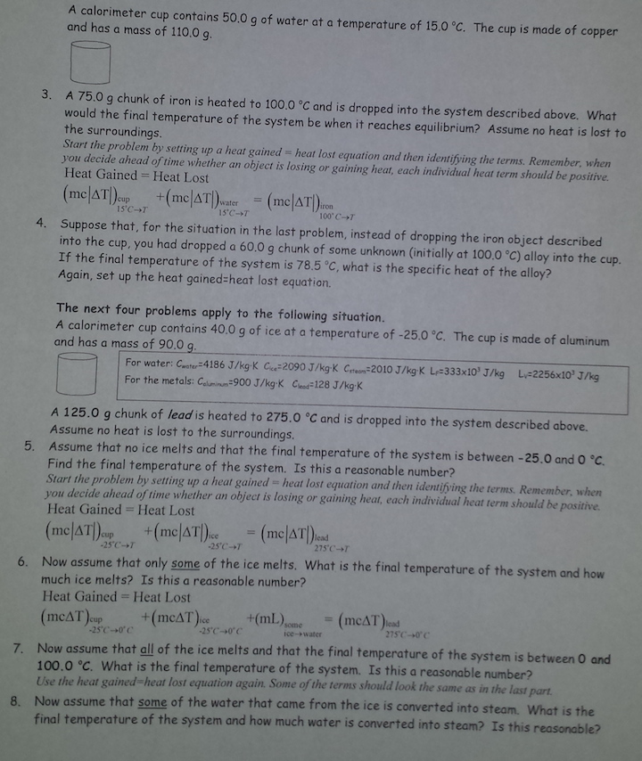 solved-a-calorimeter-cup-contains-50-0g-of-water-at-a-chegg