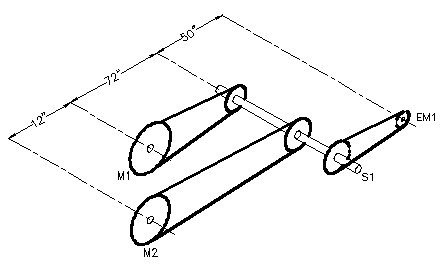 Solved Given: Electric Motor EM1 drives shaft S1 which in | Chegg.com