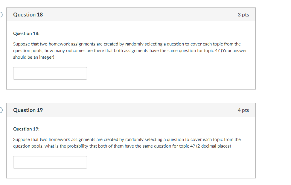 create an essay question on canvas