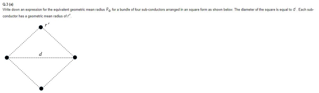 Solved Q.3 (a) Write down an expression for the equivalent | Chegg.com