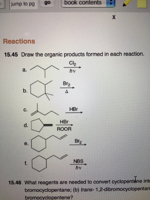 solved-draw-the-organic-products-formed-in-each-reaction-chegg