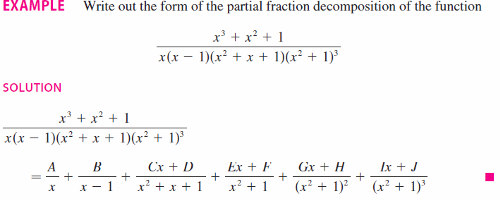 Solved Write Out The Form Of The Partial Fraction | Chegg.com