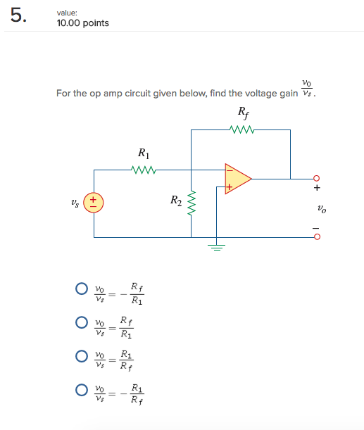 Solved For the op amp circuit given below, find the voltage | Chegg.com