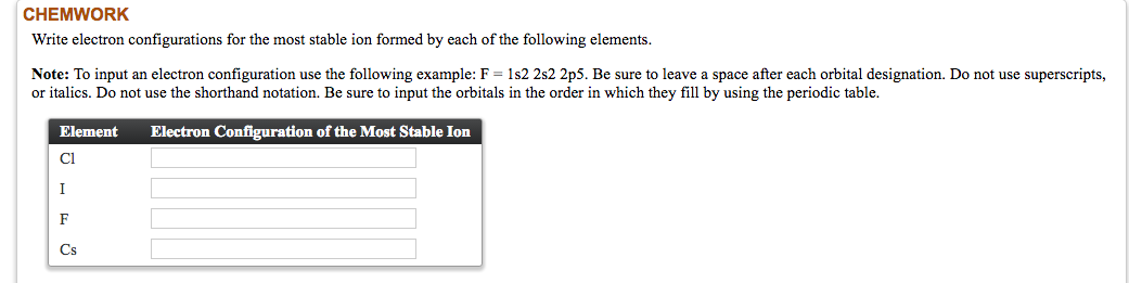 solved-write-electron-configurations-for-the-most-stable-ion-chegg