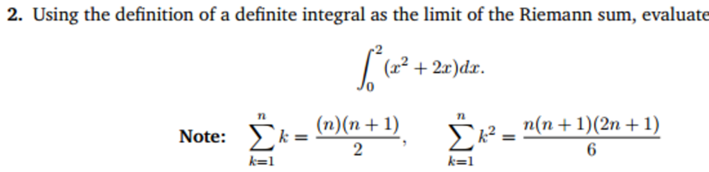 solved-using-the-definition-of-a-definite-integral-as-the-chegg