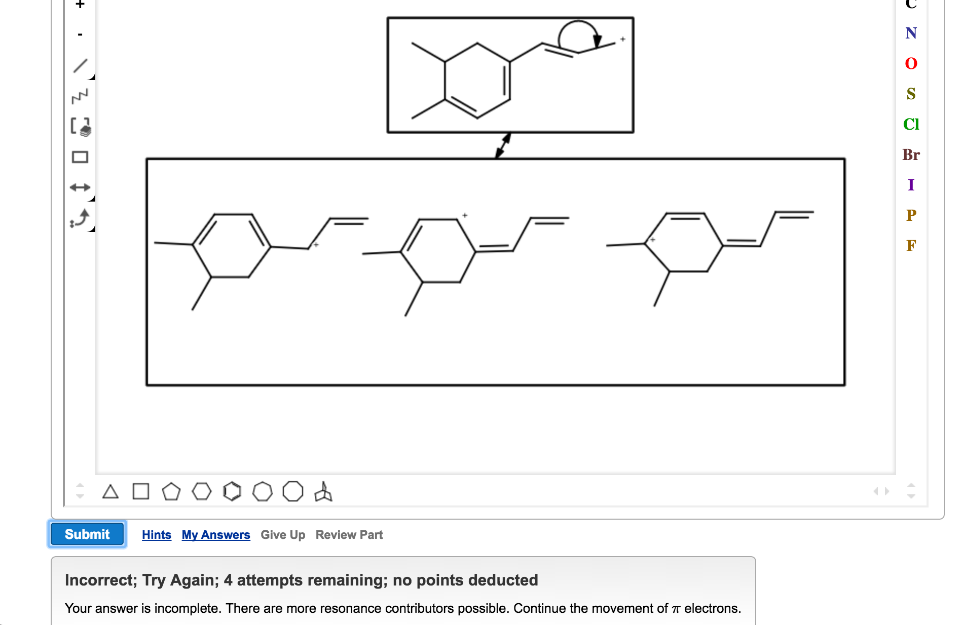 Solved: Electron Delocalization Makes Charged Molecules Mo... | Chegg.com