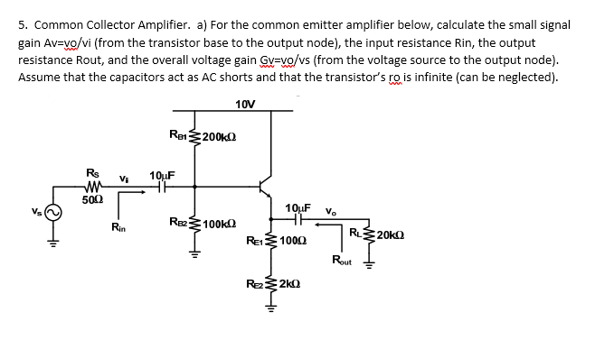 Common Collector Amplifier