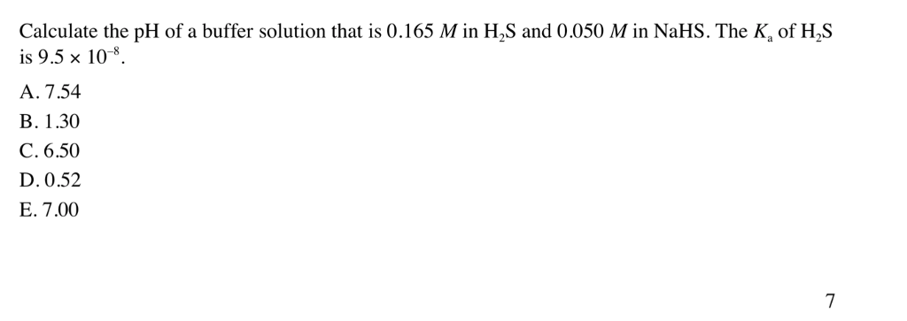 Solved Calculate the pH of a buffer solution that is 0.165 M | Chegg.com