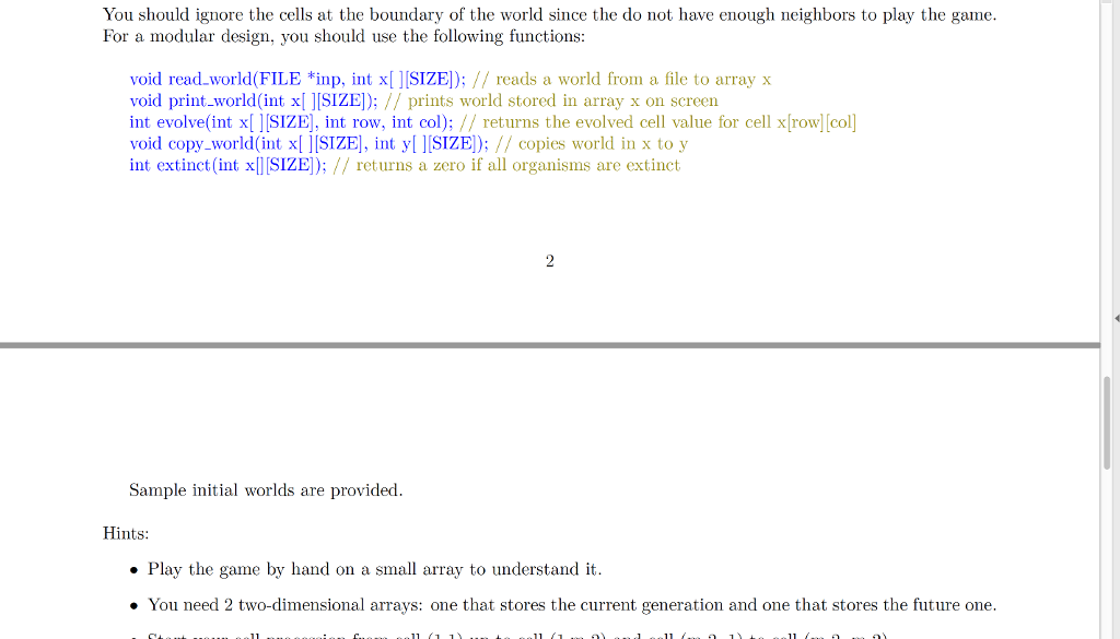 Solved Please just in basic c. not c++: with only the | Chegg.com