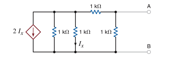 Solved Find the Thevenin equivalent circuit between nodes A | Chegg.com