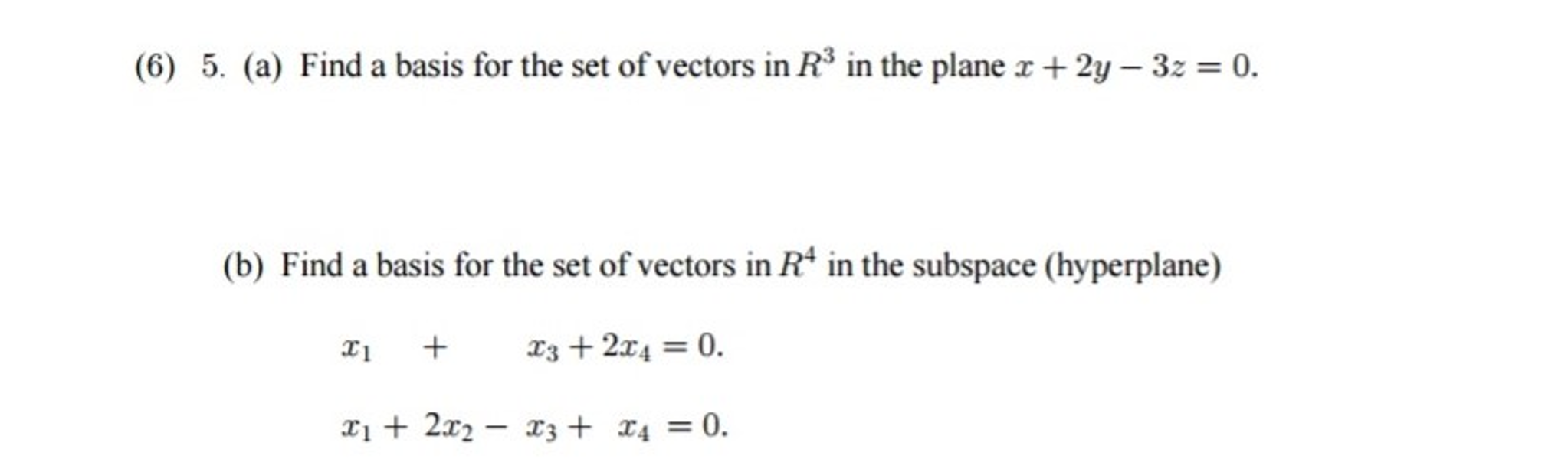 Solved Find A Basis For The Set Of Vectors In R^3 In The | Chegg.com