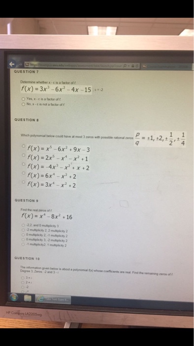 Solved Determine Whether X C Is A Factor Of F F x 3x 3 Chegg