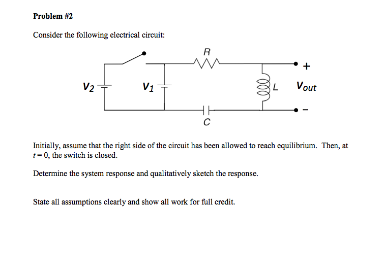 Consider The Following Electric Circuit