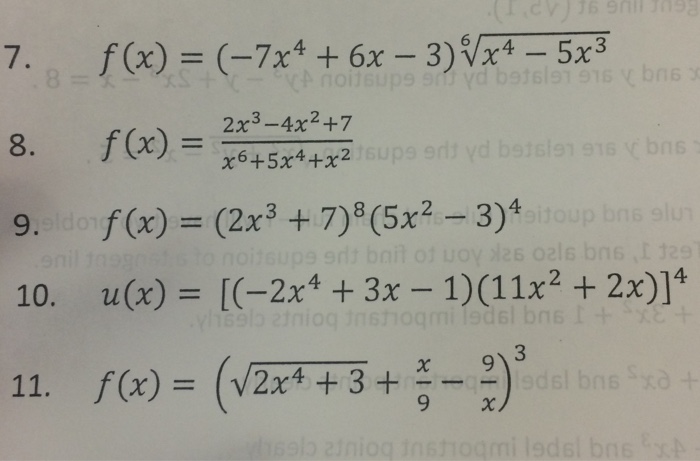 6) 3(3   x)   6 - 7x = - 13