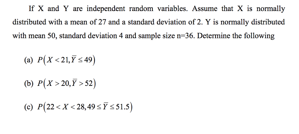 Solved If X And Y Are Independent Random Variables Assume 8749