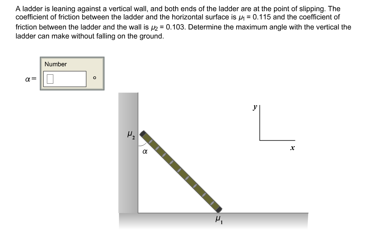 solved-a-ladder-is-leaning-against-a-vertical-wall-and-both-chegg