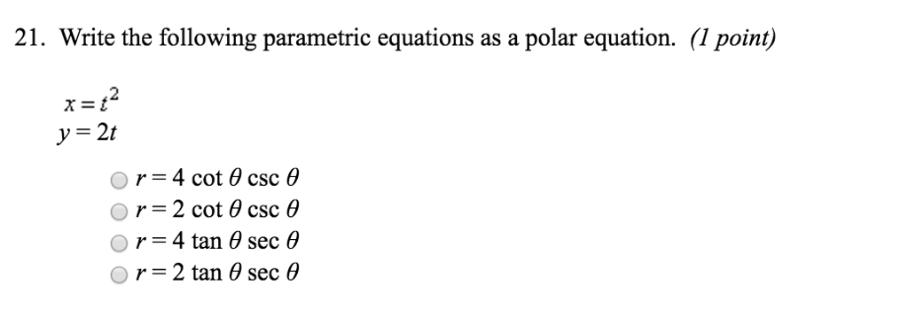 polar equation calculator