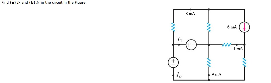 Solved Find (a) I0 and (b) I1 in the circuit in the Figure. | Chegg.com