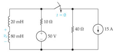 OneClass: The switch in the circuit has been open a long time before ...