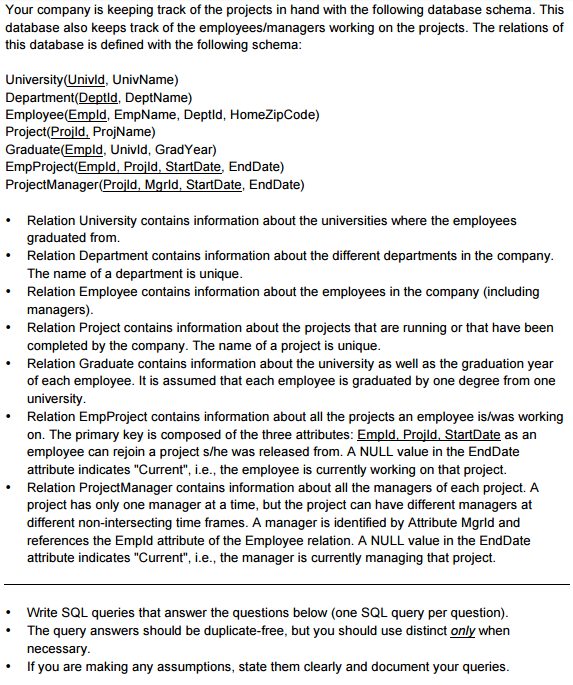 Solved Only have to do a simple SQL query, just use the | Chegg.com