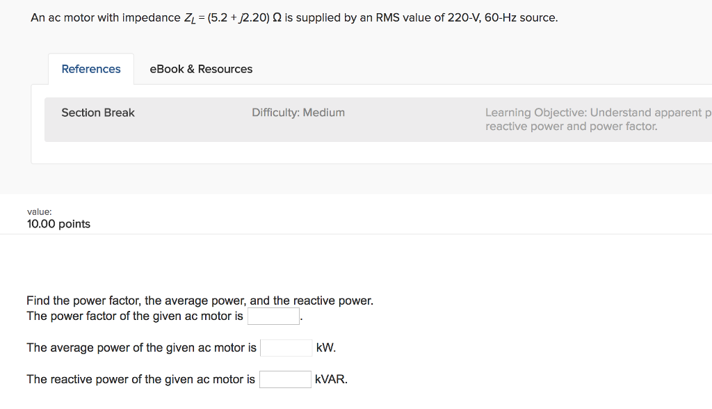 solved-find-the-power-factor-the-average-power-and-the-chegg