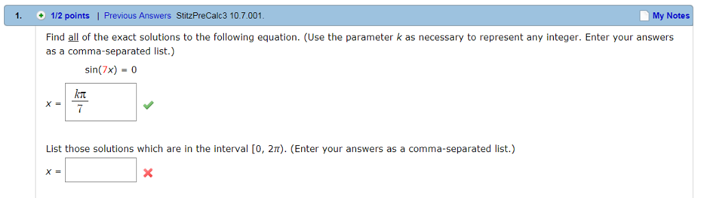 Solved Find all of the exact solutions to the following | Chegg.com