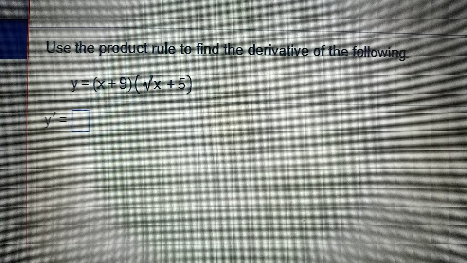 solved-use-the-product-rule-to-find-the-derivative-of-the-chegg