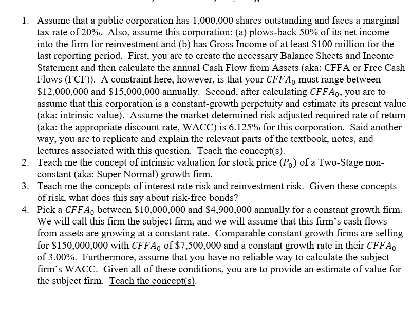 Assume That A Public Corporation Has 1,000,000 Shares | Chegg.com