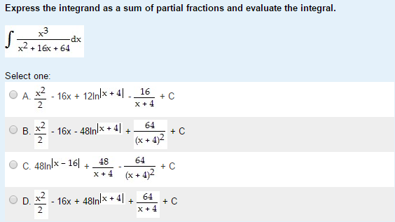 sum of partial fractions calculator