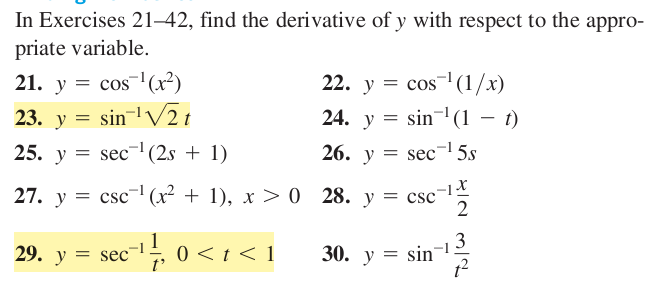 Solved Find the derivative of y with respect to the | Chegg.com