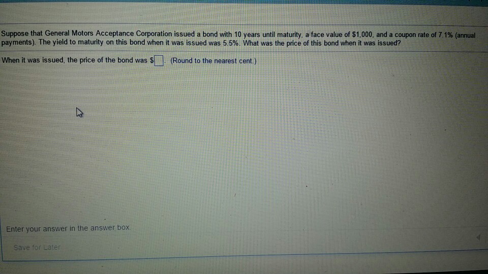 Solved Suppose that General Motors Acceptance Corporation