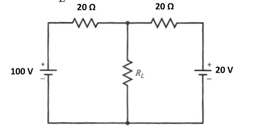 Solved Determine The Load Resistance Rl For Maximum 