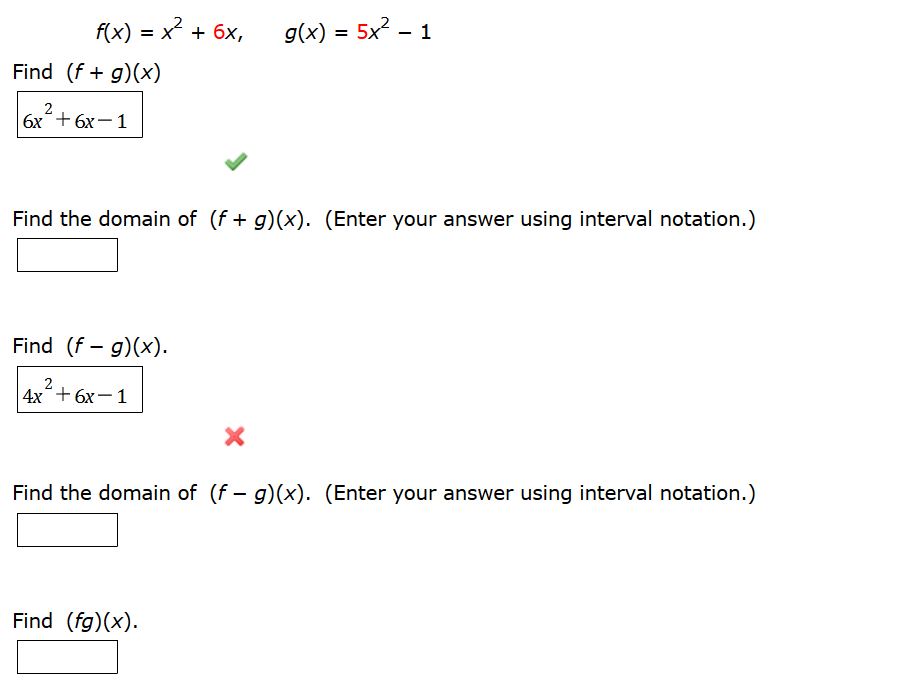 solved-f-x-x2-6x-g-x-5x2-1-find-f-g-x-find-chegg