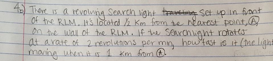 Solved b There isa rvolwna Search ightt 42 at arate of 2 | Chegg.com