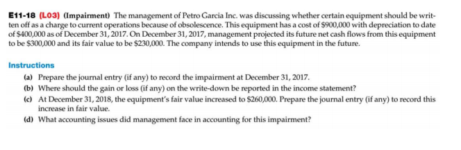 Solved The management of Petro Garcia Inc. was discussing | Chegg.com