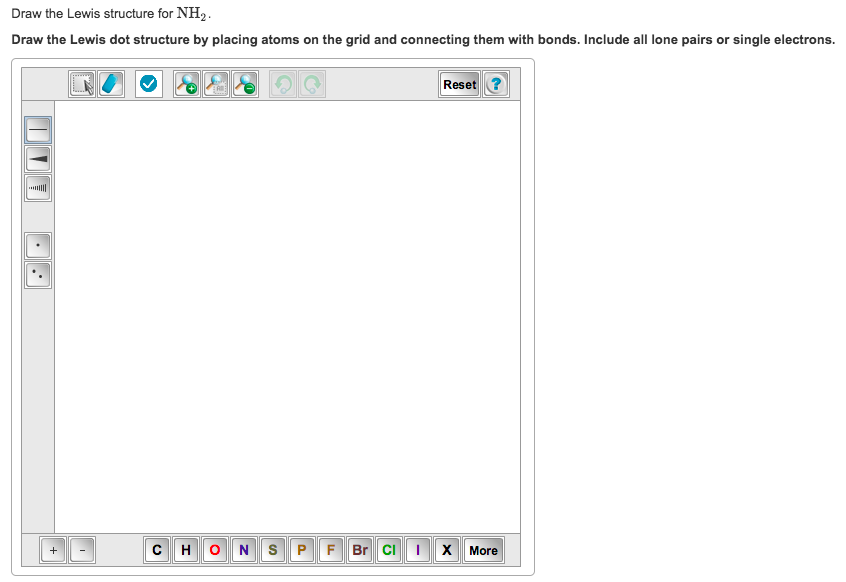 Solved Draw the Lewis structure for NH2 Draw the Lewis dot | Chegg.com