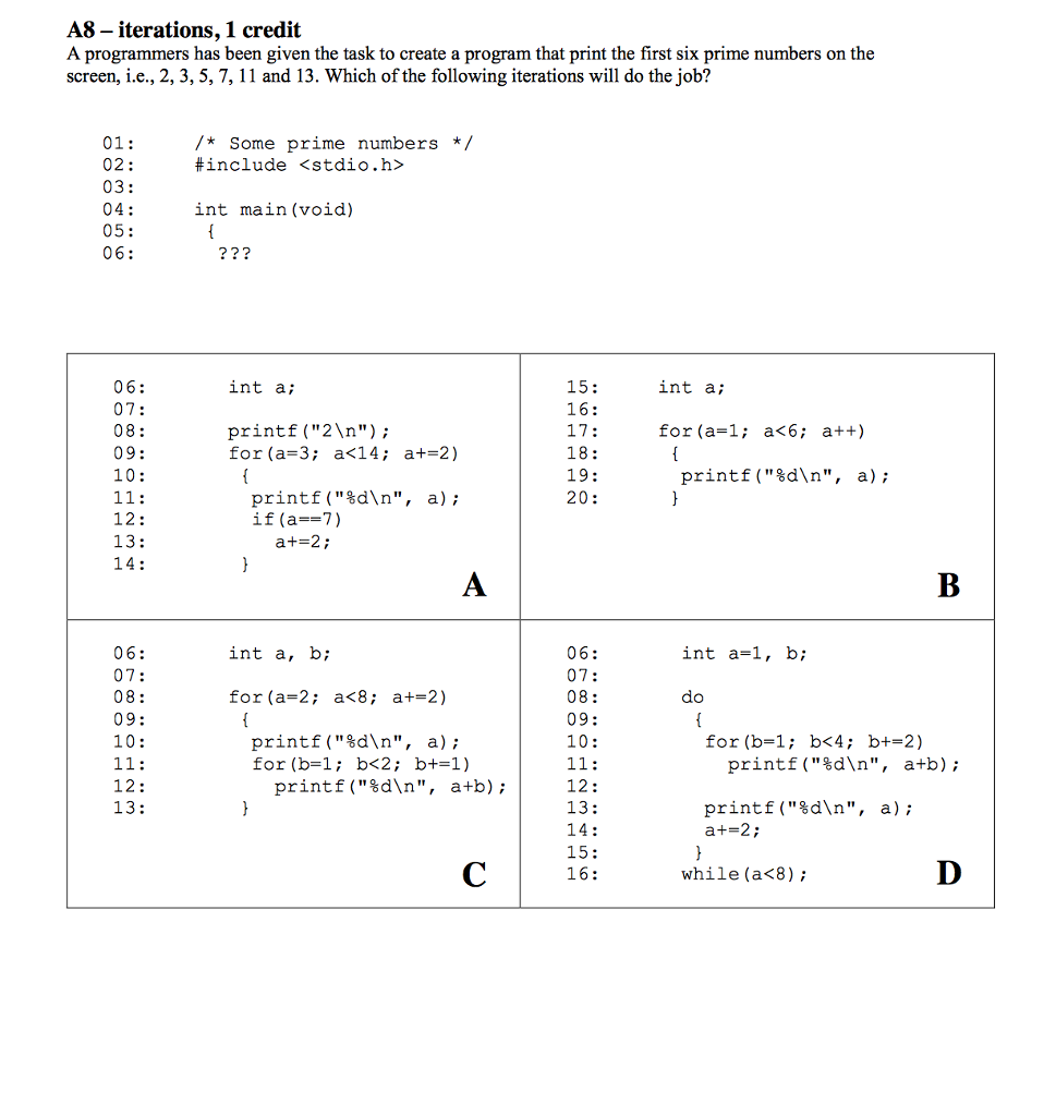 Solved A programmers has been given the task to create a | Chegg.com