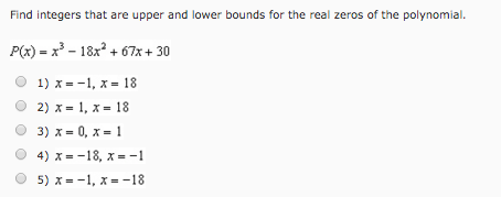 Solved Find Integers That Are Upper And Lower Bounds For The | Chegg.com