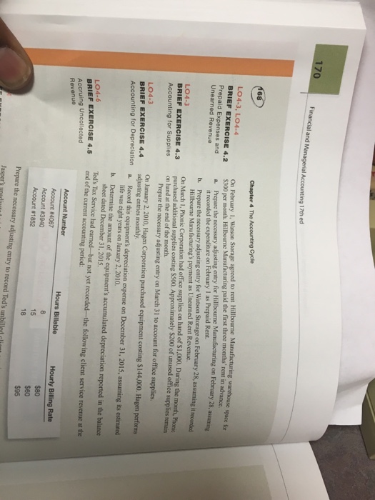 Solved On February 1, Watson Storage agreed to rent