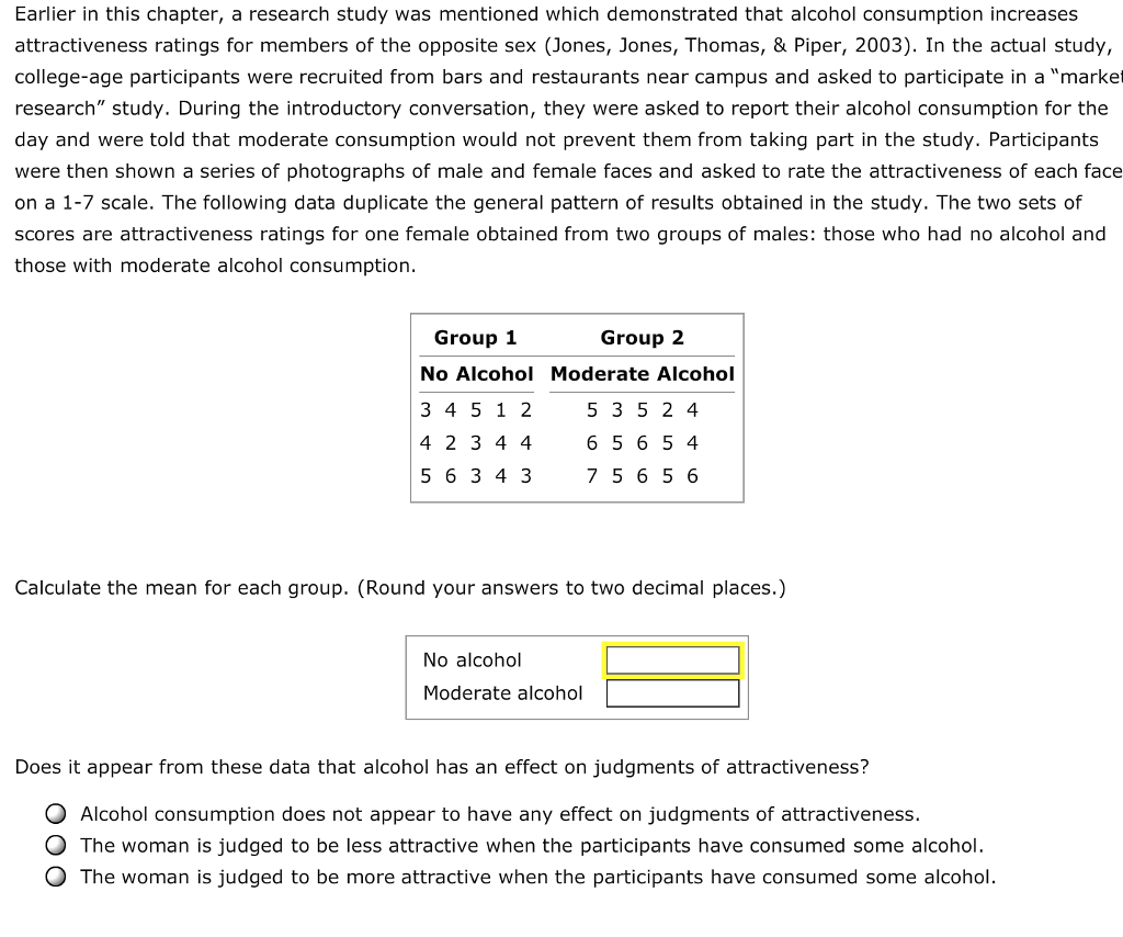 a research study of 6000 lifetime drinkers