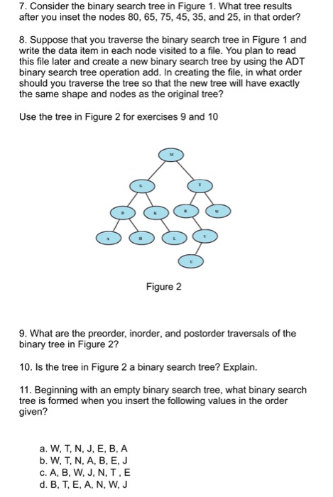 Solved Use the tree in Figure 1 for exercises 1, 2, 5, 6, | Chegg.com