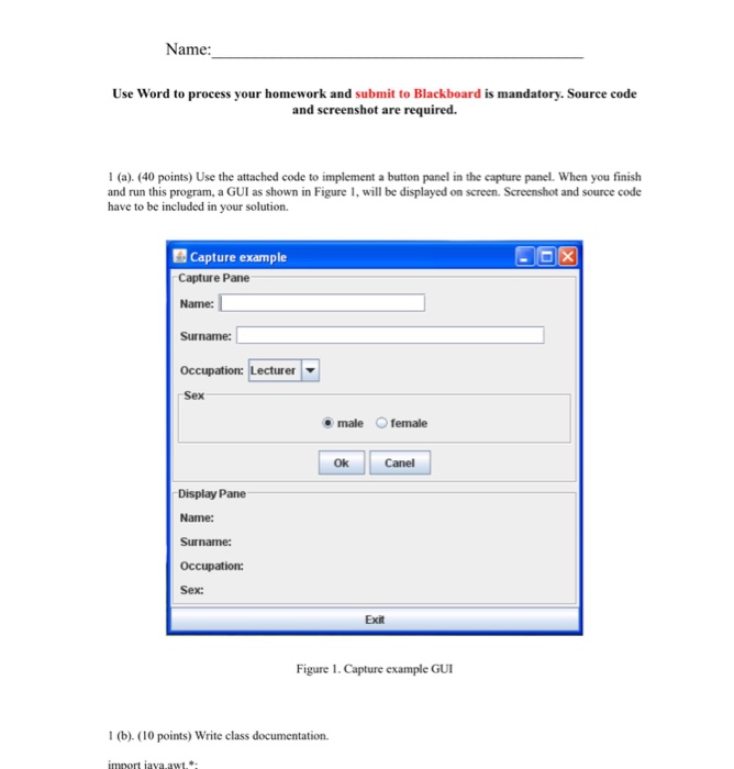 Solved Name: Use Word to process your homework and submit to | Chegg.com